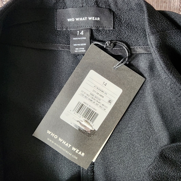 Who What Wear High Rise Black Crepe Dress Pants - Picture 10 of 14